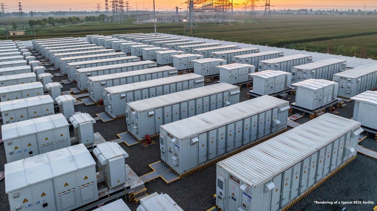 Rendering of a Typical BESS 