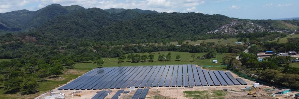 Helios solar array in Colombia